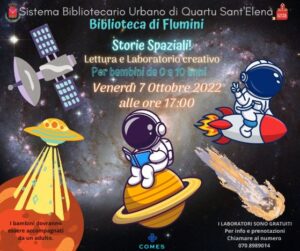 Storie Spaziali alla biblioteca di Quartu